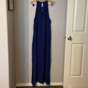 Casual Blue Maxi Dress